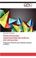 Determinacion Experimental de Indices de Refraccion