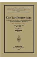 Tariflohnsystem Im Spiegel Von 200 Ober- U. Niederschlesischen Landwirtschaftlichen Betrieben