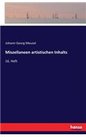 Miszellaneen artistischen Inhalts: 16. Heft