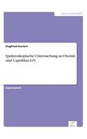 Spektroskopische Untersuchung an Oxonin und Capriblau GN