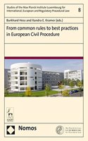 From Common Rules to Best Practices in European Civil Procedure