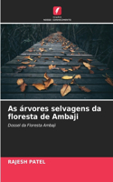 As árvores selvagens da floresta de Ambaji