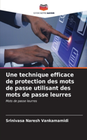 technique efficace de protection des mots de passe utilisant des mots de passe leurres
