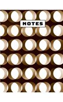 Off-Center Circle Design Notebook