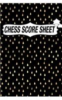 Chess Score Sheet