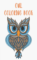Owl Coloring Book: Owl Coloring Book for Adult, Kids and Toddler of All Ages, Featuring Beautiful Unique Owl Design and Relaxing Mandala Pattern