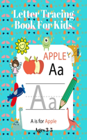 Letter Tracing Book For Kids Ages 3-5