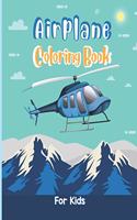 Airplane Coloring Book For Kids