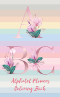 Alphabet Flower Coloring book