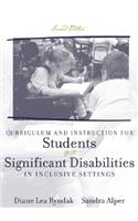 Curriculum and Instruction for Students with Significant Disabilities in Inclusive Settings