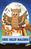 Søde ugler malebog