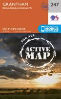 Grantham: (247 OS Explorer Active Map)