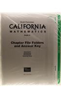 CA Math 2001c Chapter File Folders Package Grade 4