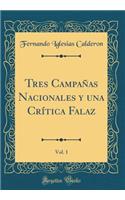 Tres Campañas Nacionales y una Crítica Falaz, Vol. 1 (Classic Reprint)