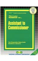 Assistant to Commissioner: Passbooks Study Guide