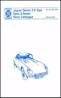 The Jaguar E-Type V12 Series 3 Roadster Spare Parts Catalogue