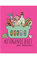 Ketogenic Diet for Women: Keto Dot Grid Notebook For Low Fat Carb High Lover Fitness Journal For Gym Workout Cardio Fans and Runners Good Healthy Food Weight Loss Progress Re