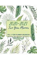2020-2021 Two Year Planner: Jan 2020 - Dec 2021 2 Year Monthly Calendar Planner W/ To Do List, Notes, Birthday Log, Yearly Goals Schedule Agenda Logbook (2020/2021 Full 2 year 