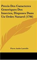 Precis Des Caracteres Generiques Des Insectes, Disposes Dans Un Ordre Naturel (1796)