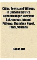 Cities, Towns and Villages in Chitwan District
