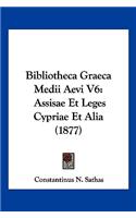 Bibliotheca Graeca Medii Aevi V6