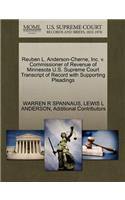 Reuben L. Anderson-Cherne, Inc. V. Commissioner of Revenue of Minnesota U.S. Supreme Court Transcript of Record with Supporting Pleadings