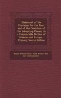 Statement of the Provision for the Poor, and of the Condition of the Labouring Classes, in a Considerable Portion of America and Europe