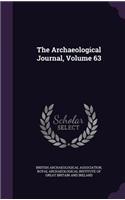 Archaeological Journal, Volume 63: (English)