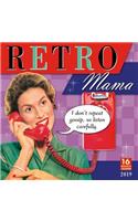 2019 Retro Mama 16-Month Wall Calendar: By Sellers Publishing