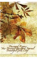Password Keeper Your Personal Password Journal BeautifulGold Leaf