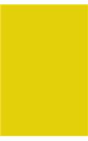 Journal Citrine Yellow Color Simple Plain Yellow