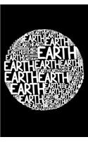 Earth Notebook: 5 x 5 Graph Grid Paper Pages Journal 6 x 9 Inches (15,2 x 22,9 cm) - Nature Art Gift Idea - Diary, Photo Album or Recipes Booklet