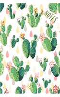 Notes: Cactus Succulent House plant gardening gift Book Notepad Notebook Composition and Journal Gratitude Dot Diary planner gift