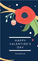 Happy Valentine's day notebook