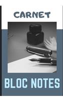 Carnet Bloc Notes: Notes - 100 pages lignées - étudiants - business - organisateur - planificateur - planner - planning - cahier de texte - agenda - Livre journal - bl