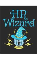 HR Wizard: Human Resources Notebooks, Gift For HR Managers Or Directors, 150 page blank book for writing notes, college ruled