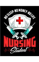 No Sleep No Money No Life Nursing Student