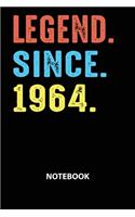 Legend Since 1964 Notebook
