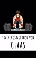 Trainingstagebuch von Claas: Personalisierter Tagesplaner für dein Fitness- und Krafttraining im Fitnessstudio oder Zuhause