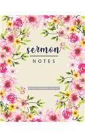 Sermon Notes Record, Remmember & Reflect