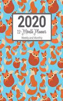 2020 12-Month Planner Weekly and Monthly