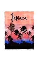Jamaica: Jamaican Christmas Notebook With Lined Wide Ruled Paper For Taking Notes. Stylish Tropical Travel Journal Diary 6 x 9 Inch Soft Cover. For Home, Wor