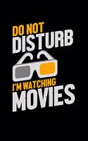 I'm watching movies: 6x9 movie - blank with numbers paper - notebook - notes
