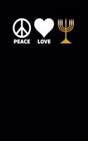 Peace Love Menorah