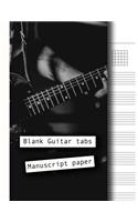Blank Guitar tabs manuscript paper: 8.5 x 11" Guitar tabs Paper / Stave / Staff Paper / Musicians Notebook. 150 pages with chord boxes and stave/staff. Perfect gift or the music theory