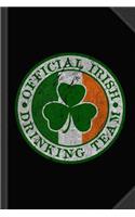 Official Irish Drinking Team Journal Notebook