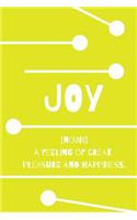 My Focus Word Journal: Joy: Yearly Focus Word Journal with Prompts and Motivational Quotes