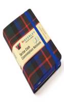 Waverley (M): MacDuff Modern Hunting Tartan Cloth Commonplace Pocket Notebook