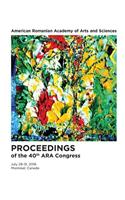 40th ARA Proceedings