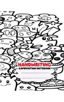Handwriting composition notebook, 8 x 10 inch 200 page,